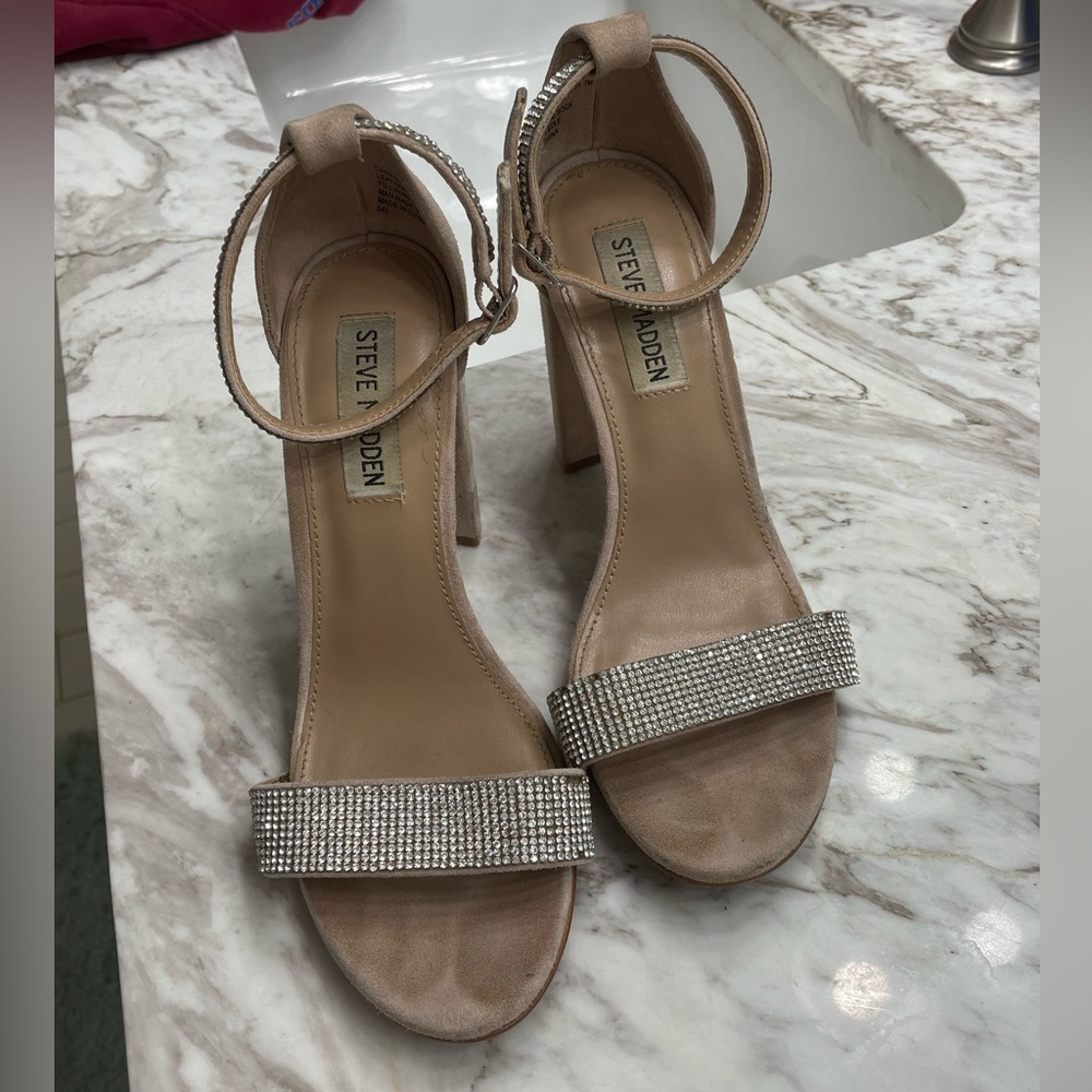 Steve Madden Rhinestone Heels - Picture 9 of 10